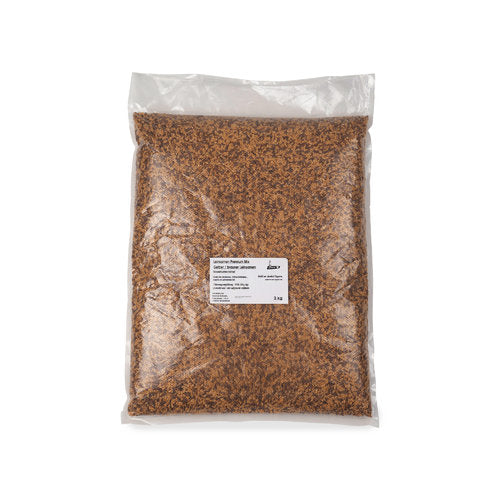 Leinsamen Mischung gelb/braun  3 kg